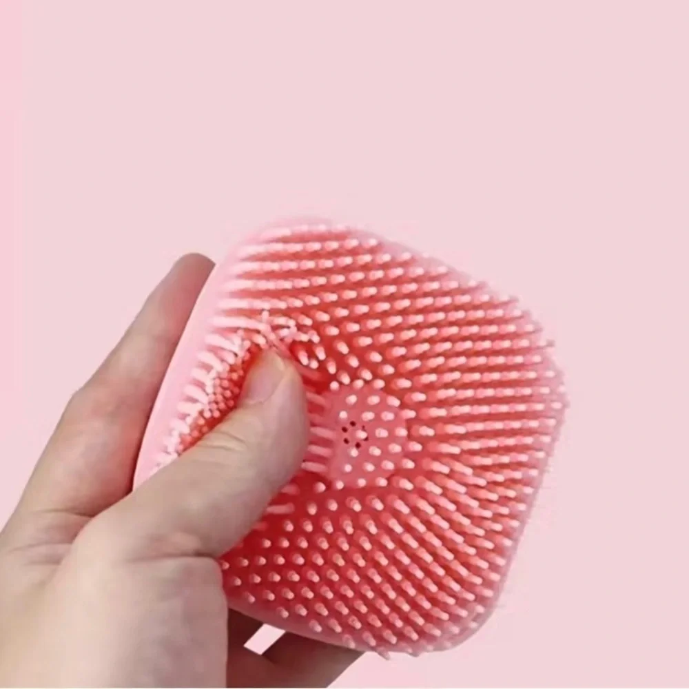 Dog Cat Brush Pet wash grooming kit Pink
